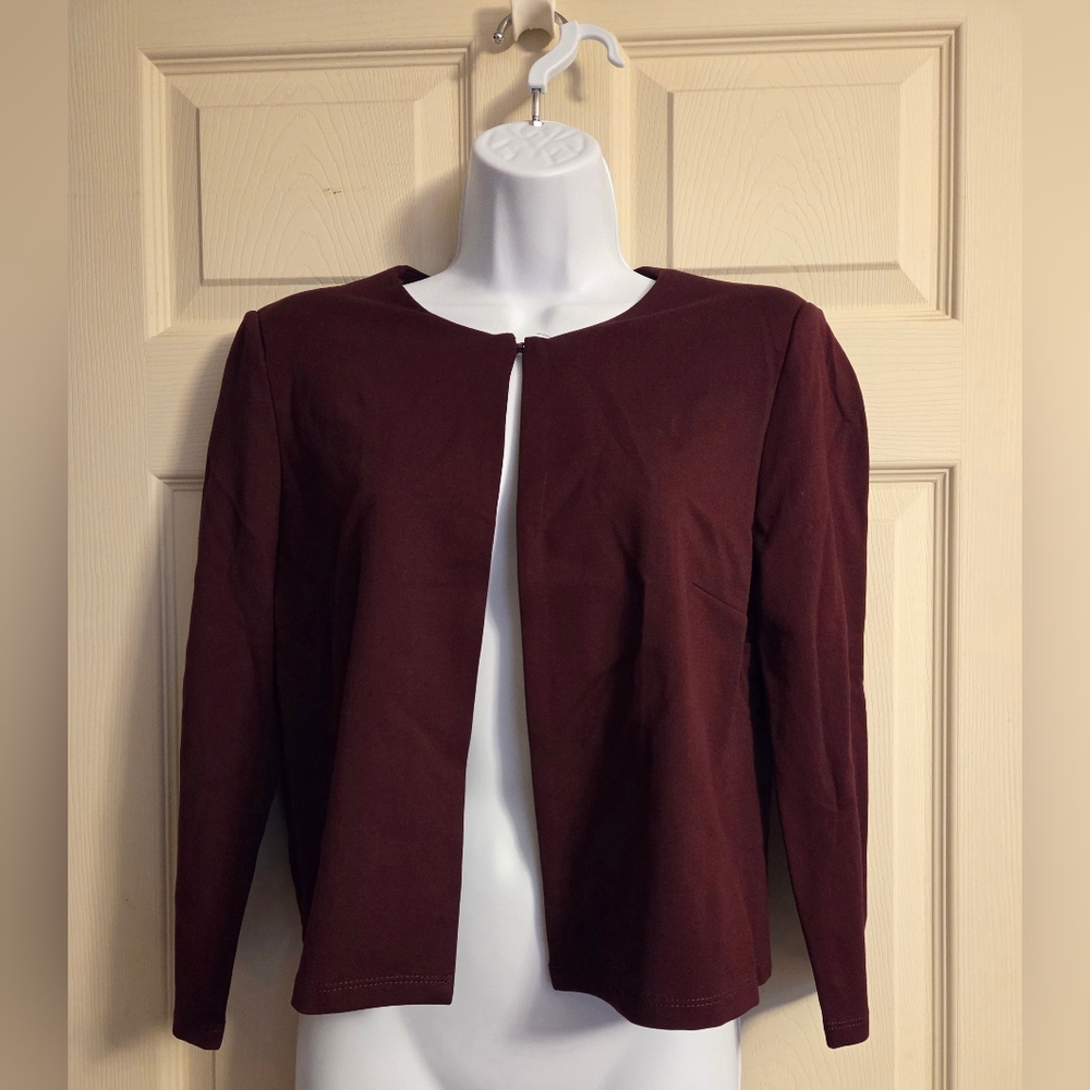 Philosophy Women's Burgundy Blazer Size Small NWT